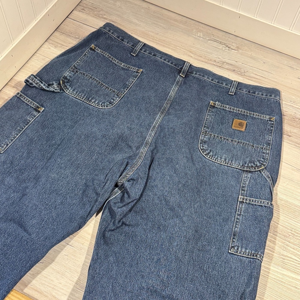 Carhartt Carpenter Jeans Original Dungaree B13-DPS Work Size 44x32 (40x31)
